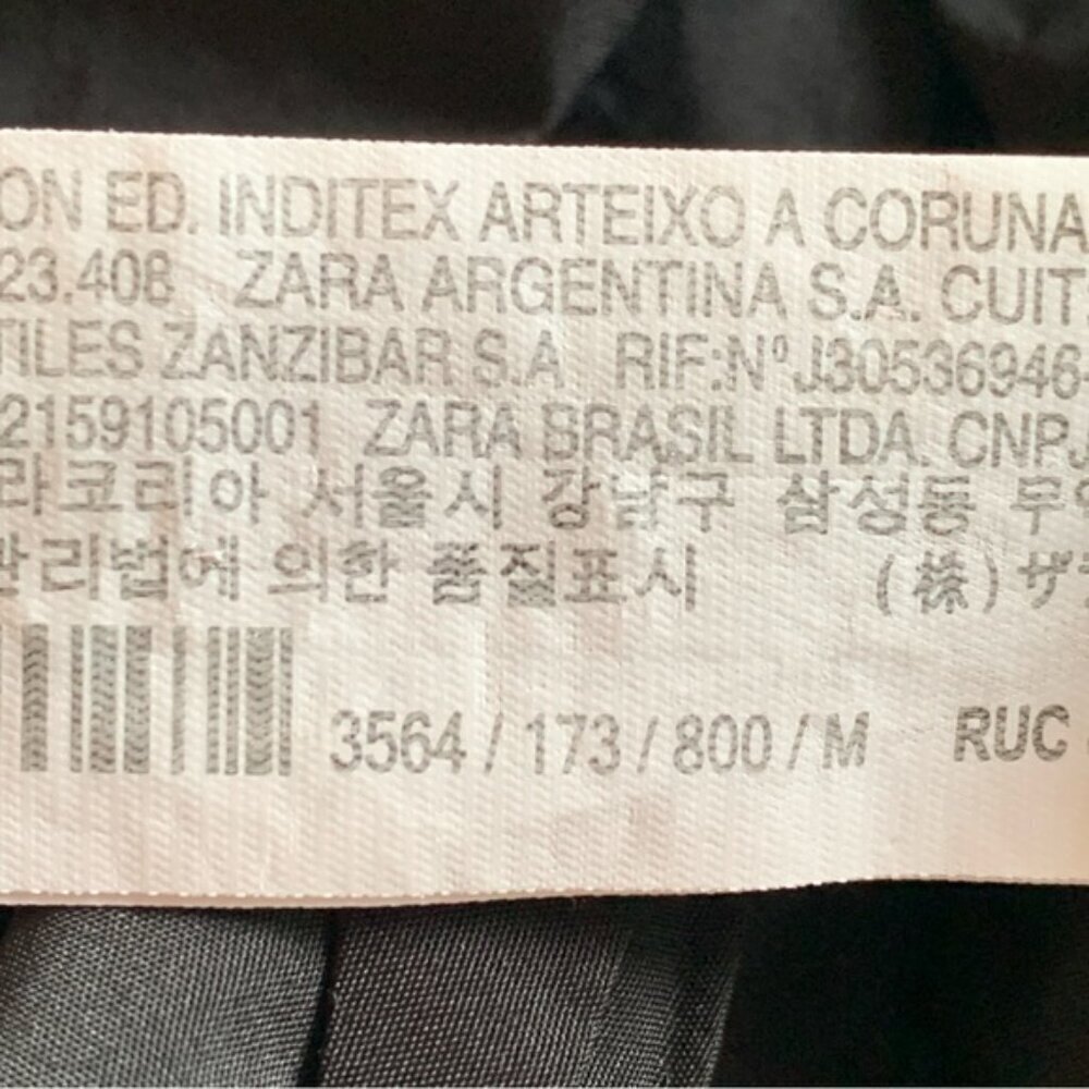 Zara Ruched Crop Top - Picture 7 of 8